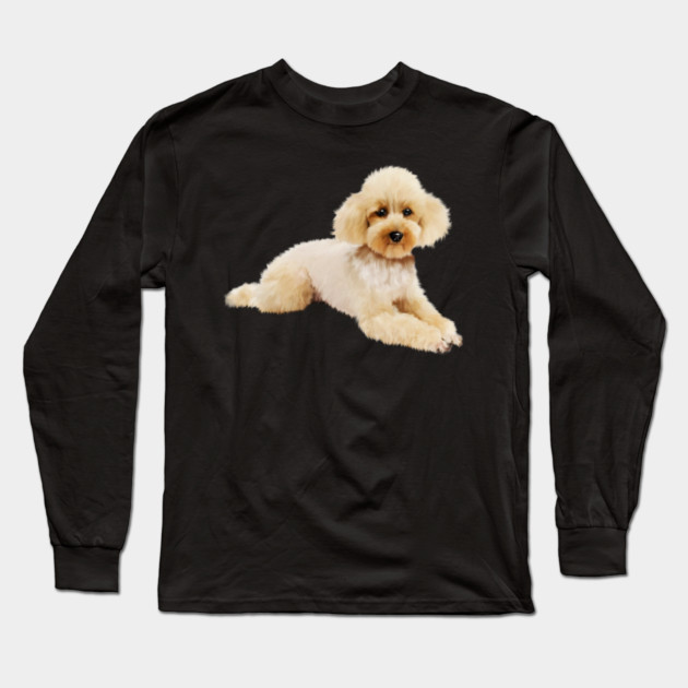 Cute Poodle dog, Love Poodles, Dog Lover Long Sleeve T-Shirt by logiamerch