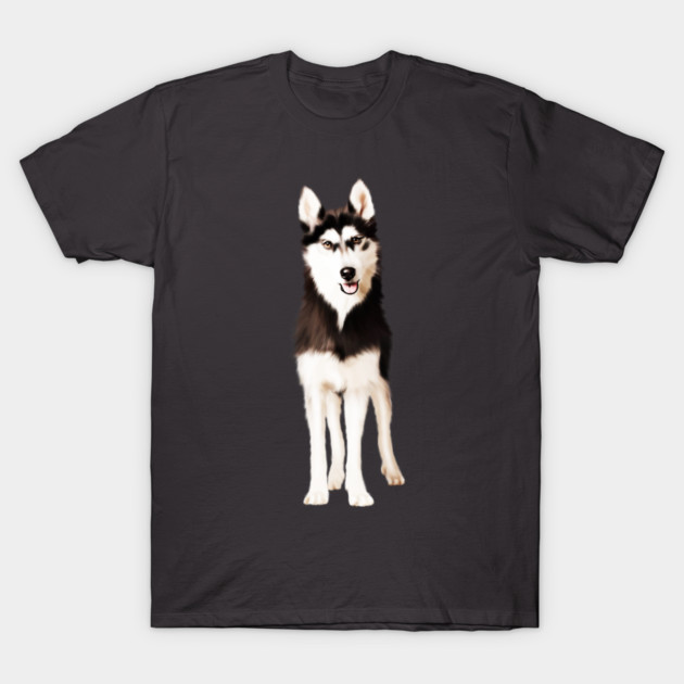 Husky Dog, Love Huskies, Dog Lover T-Shirt by logiamerch