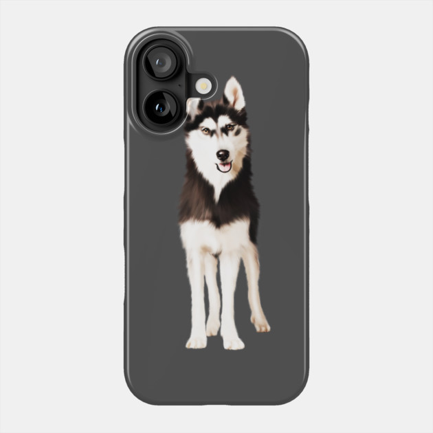 Husky Dog, Love Huskies, Dog Lover Phone Case by logiamerch