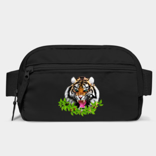 Tiger Roaring Tropical, Big Cat, Love Tigers Bag