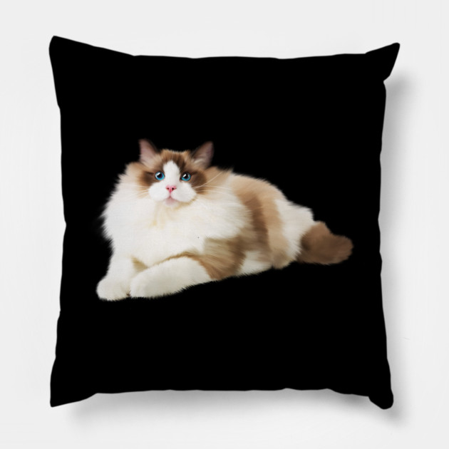 Ragdoll Cat, Love Ragdoll Cats, Cat Lover Pillow by logiamerch