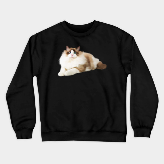 Ragdoll Cat, Love Ragdoll Cats, Cat Lover Crewneck Sweatshirt by logiamerch
