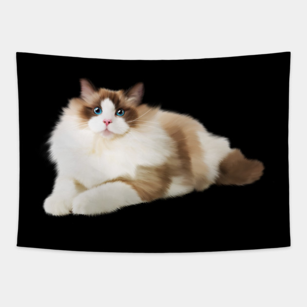 Ragdoll Cat, Love Ragdoll Cats, Cat Lover Tapestry by logiamerch