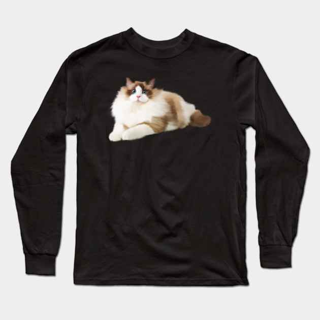 Ragdoll Cat, Love Ragdoll Cats, Cat Lover Long Sleeve T-Shirt by logiamerch