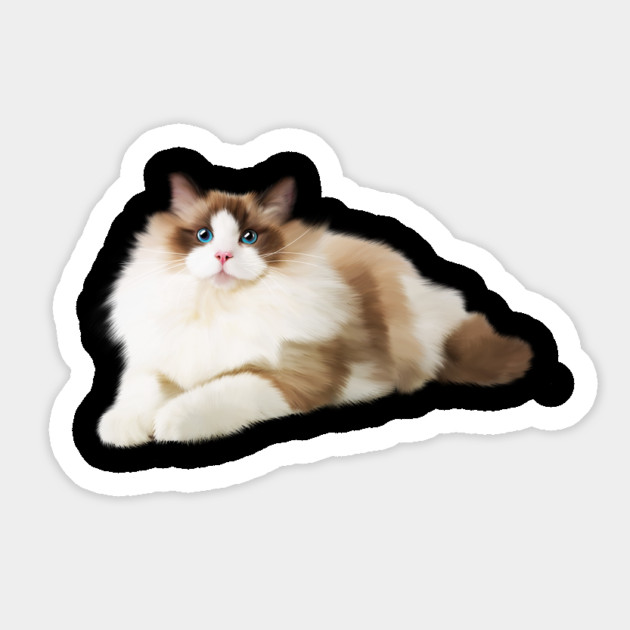 Ragdoll Cat, Love Ragdoll Cats, Cat Lover Magnet by logiamerch