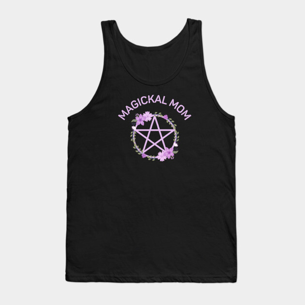 Magickal Mom Midsummer Lilac Pentacle Cheeky Witch® Tank Top by Cheeky Witch