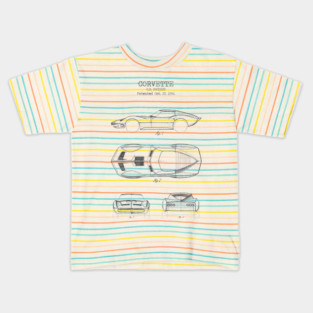 CORVETTE patent Kids T-Shirt
