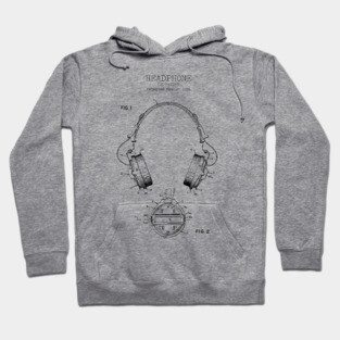 HEADPHONES patent Hoodie