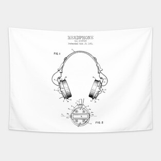 HEADPHONES patent Tapestry