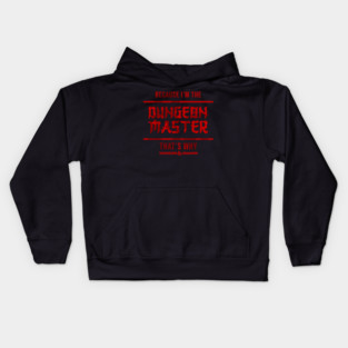 Dungeons And Dragons - Dungeon master Kids Hoodie