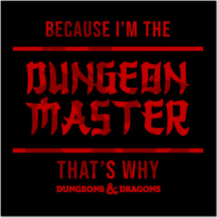 Dungeons And Dragons - Dungeon master Posters and Art