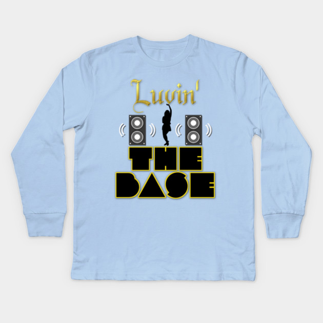 Loving Heavy Base (Bazz) Music and Beats! Kids Long Sleeve T-Shirt by MotiVVaTTi