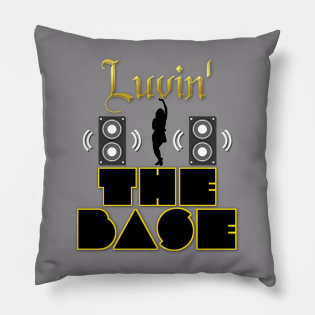 Loving Heavy Base (Bazz) Music and Beats! Pillow by MotiVVaTTi