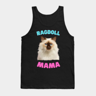 Ragdoll Mama, Love Ragdoll Cats, Cat Lover Tank Top