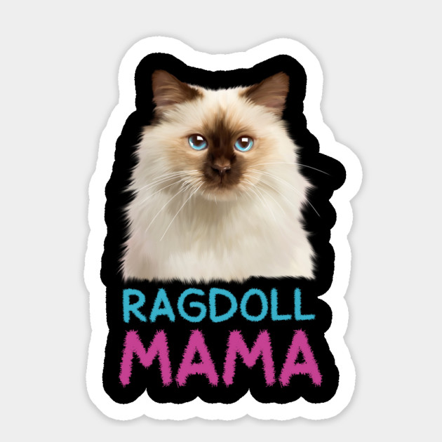 Ragdoll Mama, Love Ragdoll Cats, Cat Lover Magnet by logiamerch