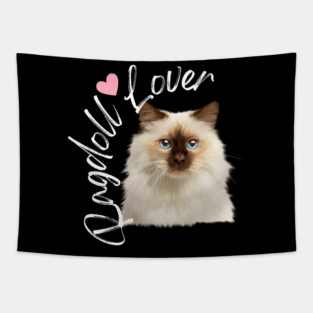 Ragdoll Cat Lover, Love Ragdoll Cats Tapestry