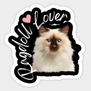 Ragdoll Cat Lover, Love Ragdoll Cats Magnet