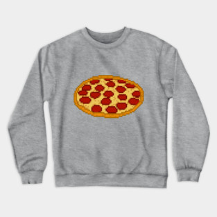 Pizza 8 bit Crewneck Sweatshirt