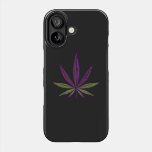 Purple Cannabis Phone Case