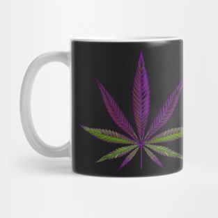 Purple Cannabis Mug