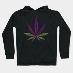 Purple Cannabis Hoodie