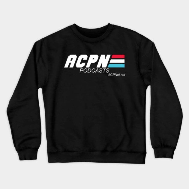 ACPN Logo: 1980's War Cartoon Variant Crewneck Sweatshirt by Art Comedy Pop-Culture Network!