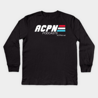 ACPN Logo: 1980's War Cartoon Variant Kids Long Sleeve T-Shirt