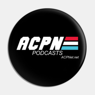 ACPN Logo: 1980's War Cartoon Variant Pin