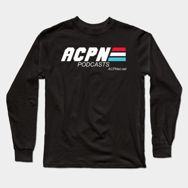 ACPN Logo: 1980's War Cartoon Variant Long Sleeve T-Shirt by Art Comedy Pop-Culture Network!