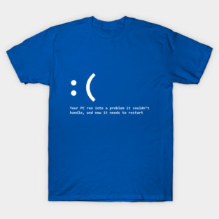 Windows Blue Screen of Death T-Shirt