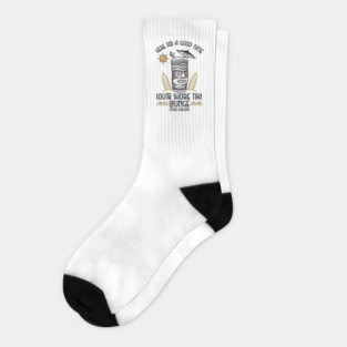 South Shore Tiki Lounge Maui Hawaii Here for the Good Time Socks