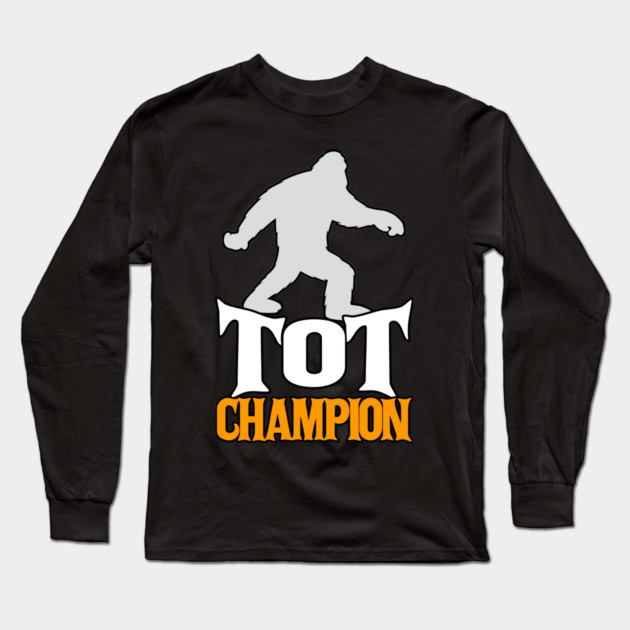 Bigfoot TOT Champion Long Sleeve T-Shirt by belownormal