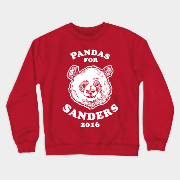 Pandas For Sander T-Shirt Crewneck Sweatshirt by dumbshirts