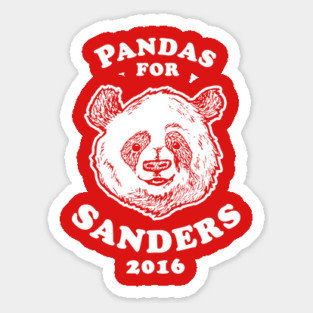Pandas For Sander T-Shirt Sticker