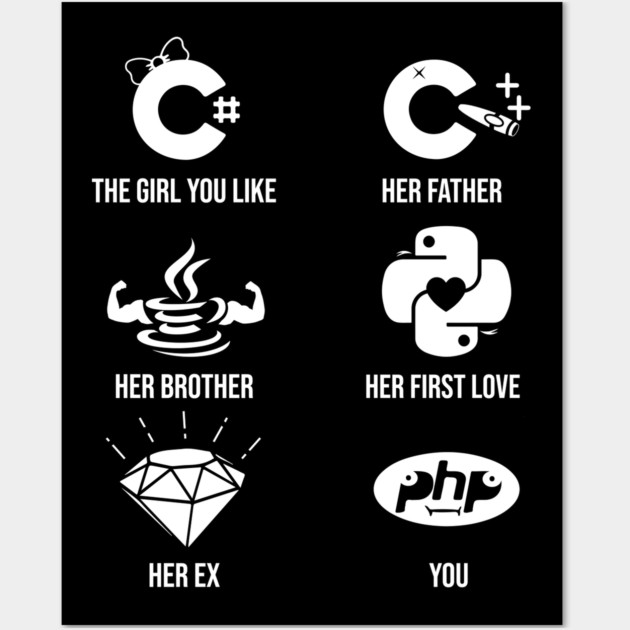The Girl You Like Meme Funny Programming Languages PHP Joke