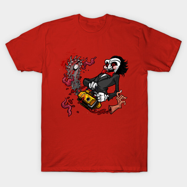 Jigsaw: Chainsaw T-Shirt by Kensuke