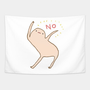 Honest Blob Says No Tapestry