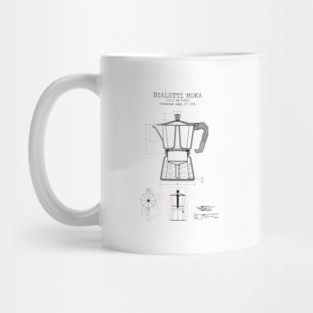 Moka pot patent Mug