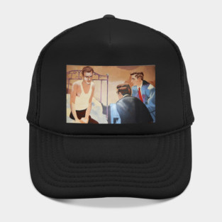 Alcoholics Anonymous Man on Bed Hat