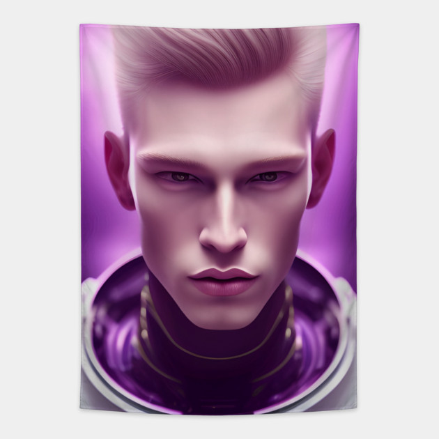 astronaut costume astronaut love Tapestry by animegirlnft