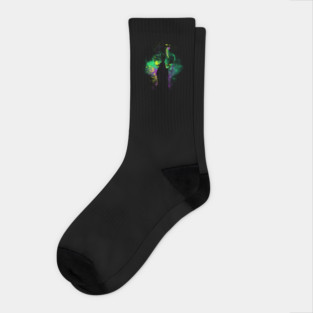 Maleficent Art Socks