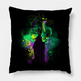 Maleficent Art Pillow