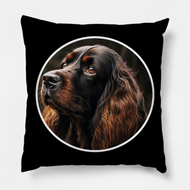 Cocker Spaniel Dog, Love Cocker Spaniels Pillow by logiamerch