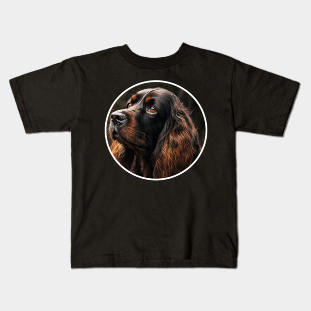 Cocker Spaniel Dog, Love Cocker Spaniels Kids T-Shirt by logiamerch