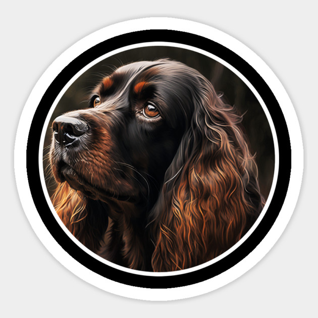 Cocker Spaniel Dog, Love Cocker Spaniels Sticker by logiamerch