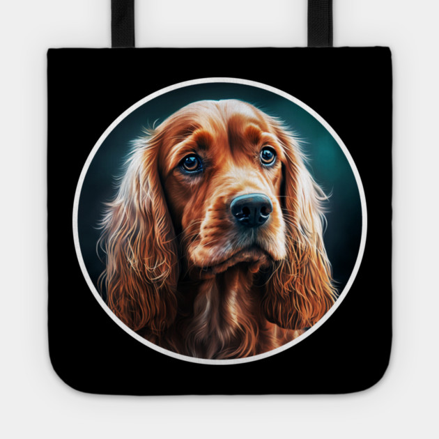 Cocker Spaniel Dog, Love Cocker Spaniels Tote by logiamerch