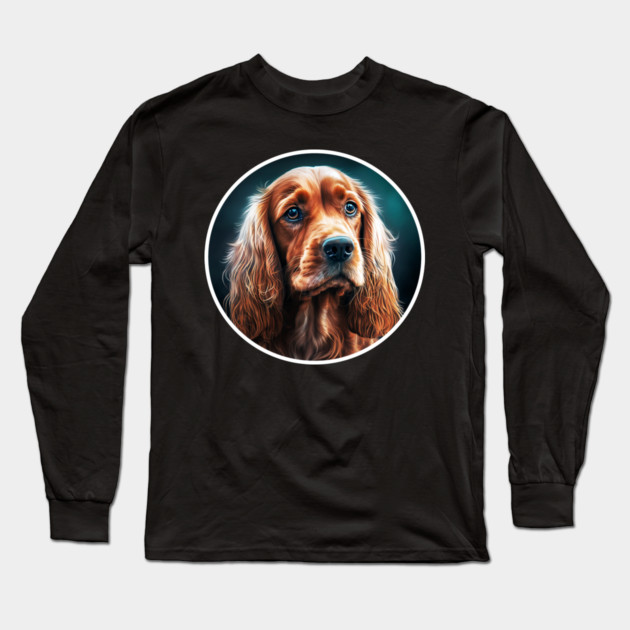 Cocker Spaniel Dog, Love Cocker Spaniels Long Sleeve T-Shirt by logiamerch
