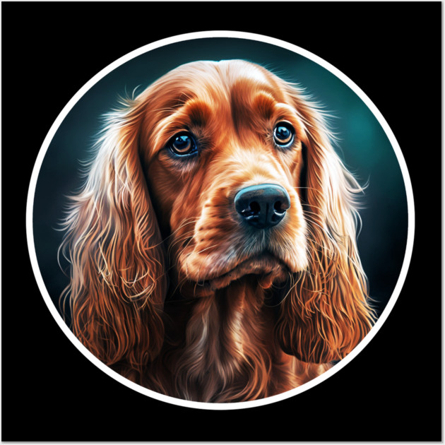 Cocker Spaniel Dog, Love Cocker Spaniels Wall Art by logiamerch