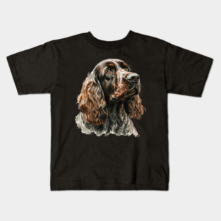 Cocker Spaniel Dog, Love Cocker Spaniels Kids T-Shirt