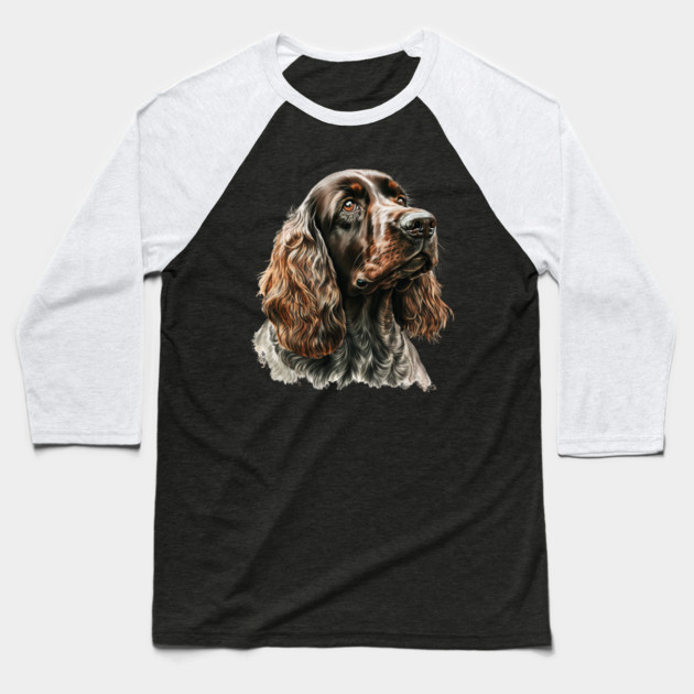 Cocker Spaniel Dog, Love Cocker Spaniels Baseball T-Shirt by logiamerch
